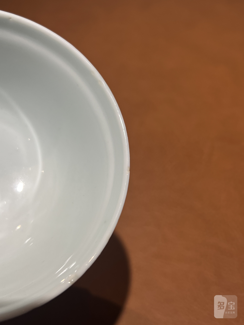 清 青花亭台楼阁纹碗 - 图10
